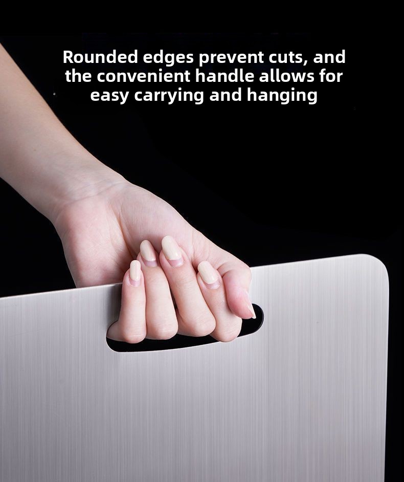 Thickened, moisture-resistant 304 stainless steel cutting board