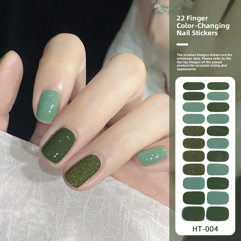 22-Piece No-Bake Gel Nail Stickers