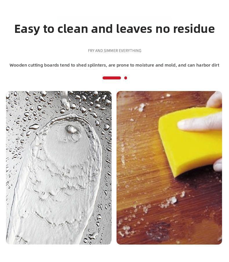 Thickened, moisture-resistant 304 stainless steel cutting board