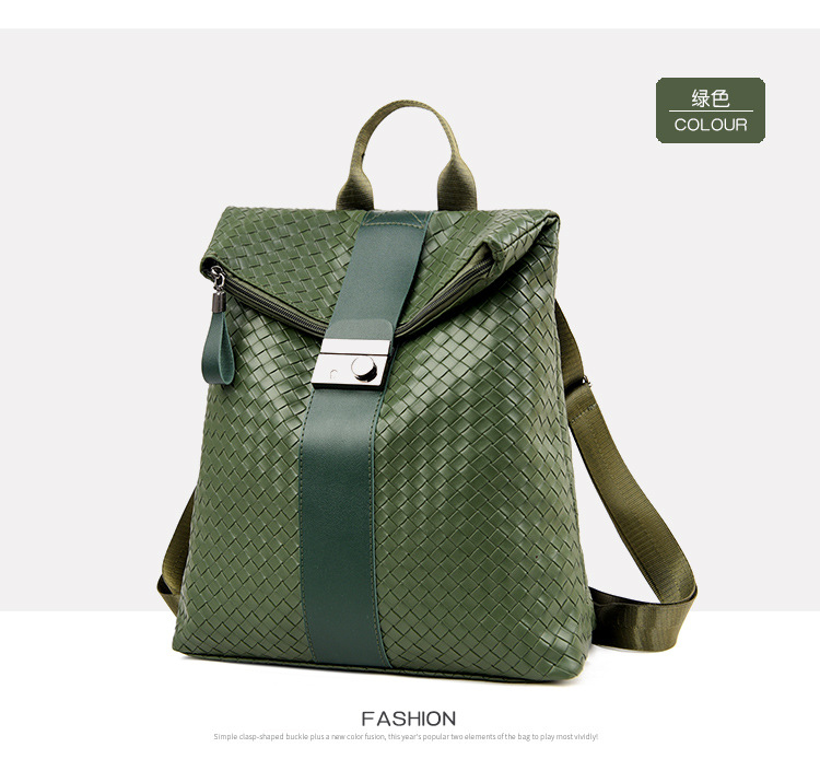 Backpack women's bag 2021 New Korean trend pu soft leather fashion simple college style casual backpack wholesale