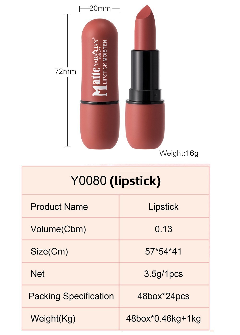 Long Lasting Waterproof Matte Lipstick Set