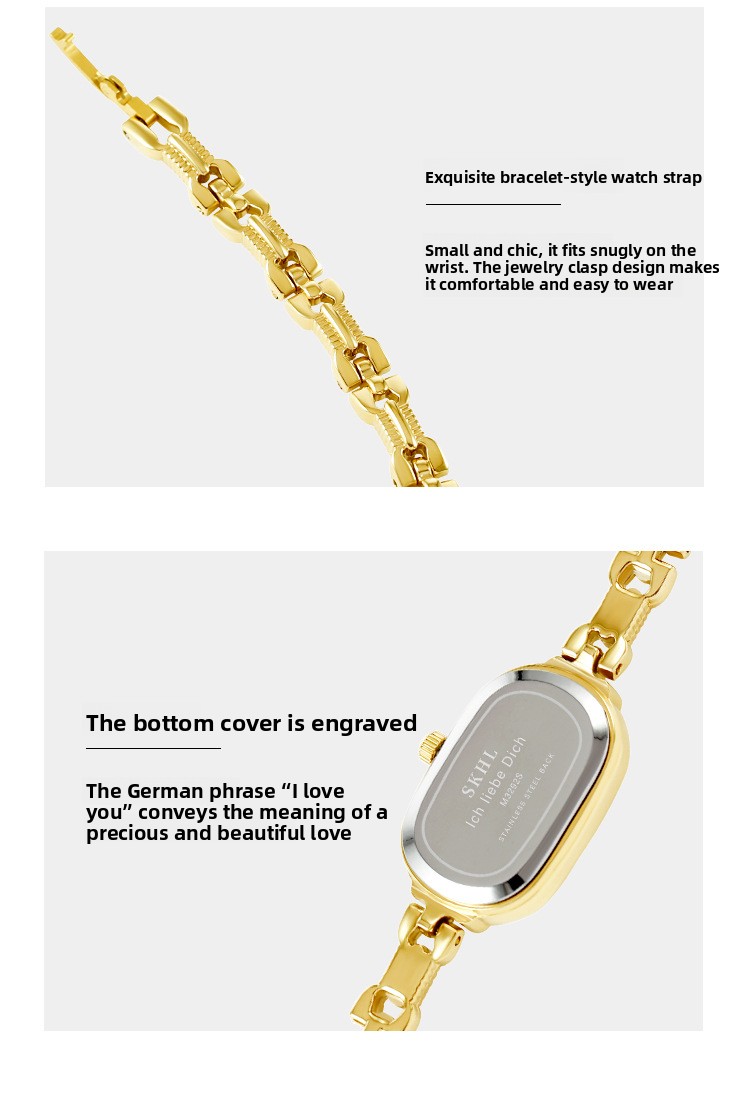 Lady Oval Dial Quartz Bracelet Watch