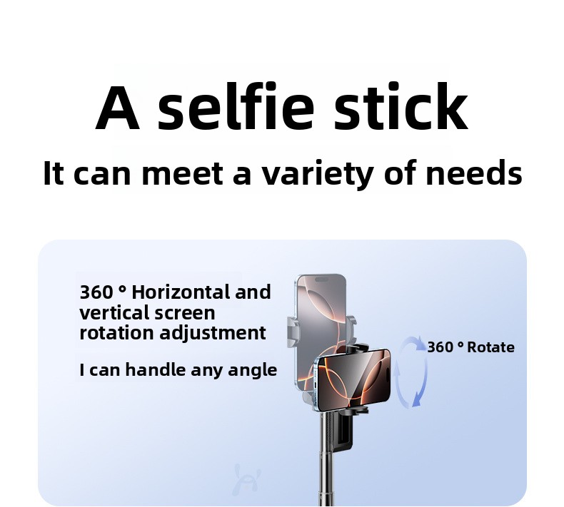 Mini portable selfie stick