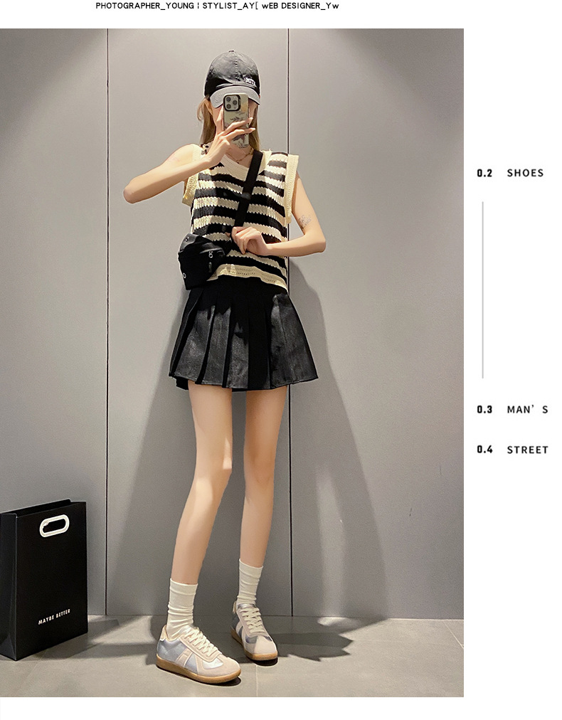 Low-top PU leather upper breathable rubber sole casual shoes