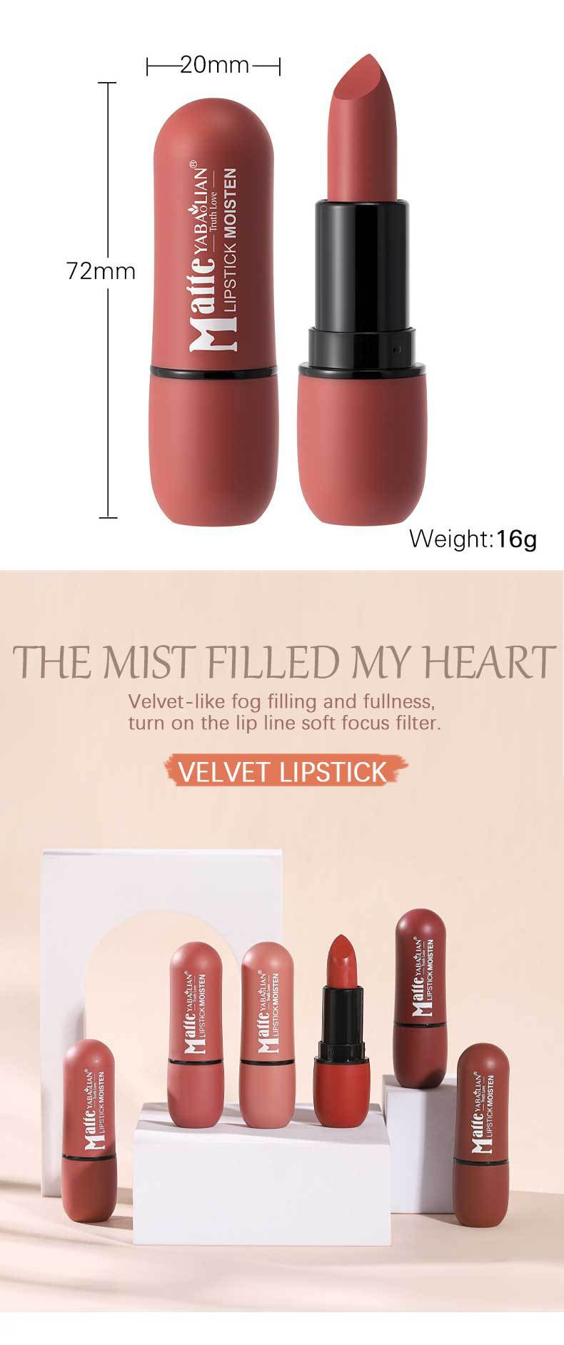 Long Lasting Waterproof Matte Lipstick Set