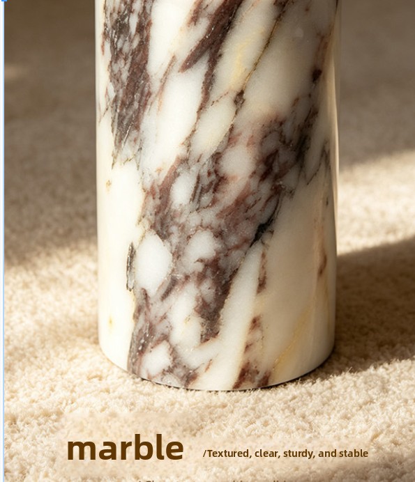 Marble table lamp for hotel bars, bedside tables, dining tables, and desks