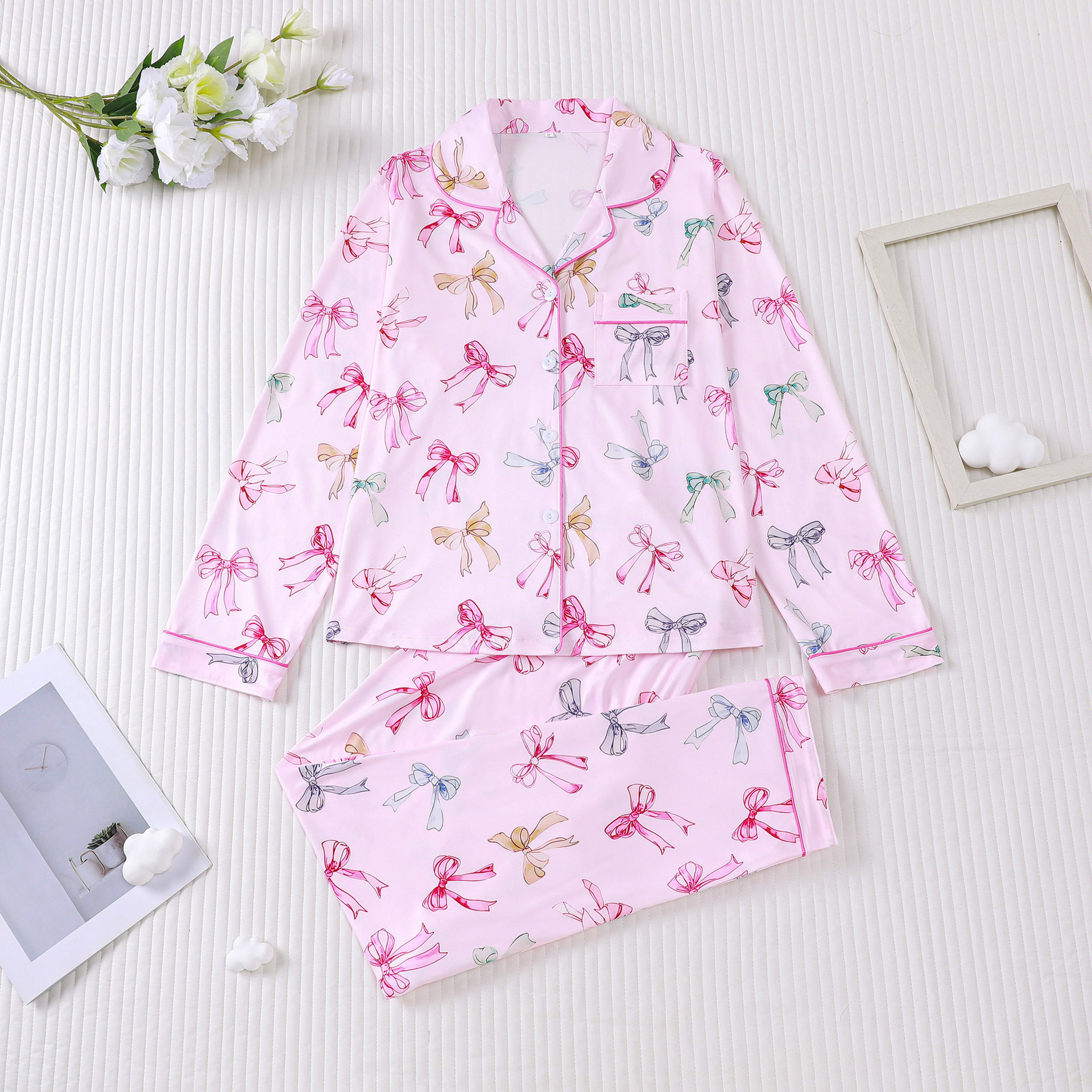 Women's Christmas Long Sleeve Pajama Set