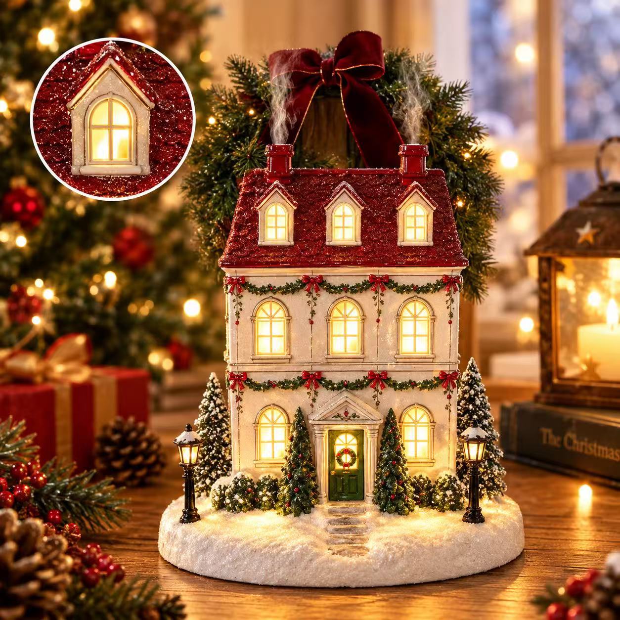 Aromatherapy machine Christmas resin ornaments