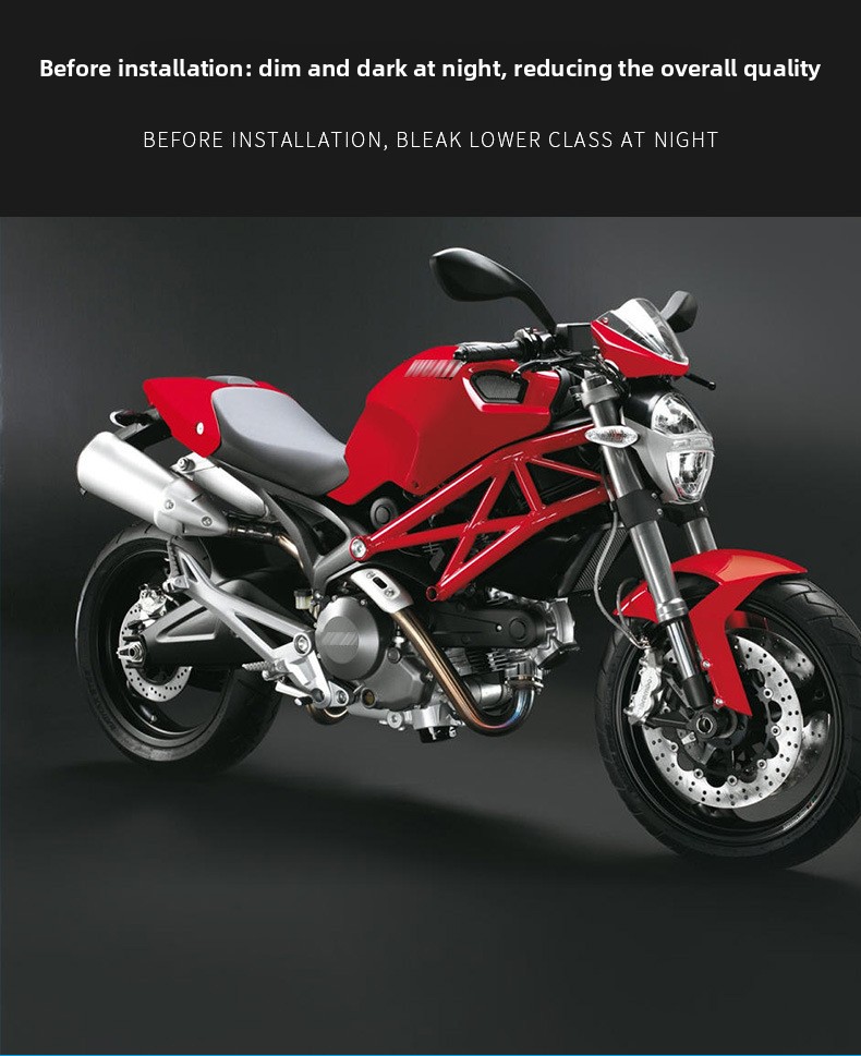 Motorcycle lamp refitting chassis lamp projection lamp decorative lights accessories