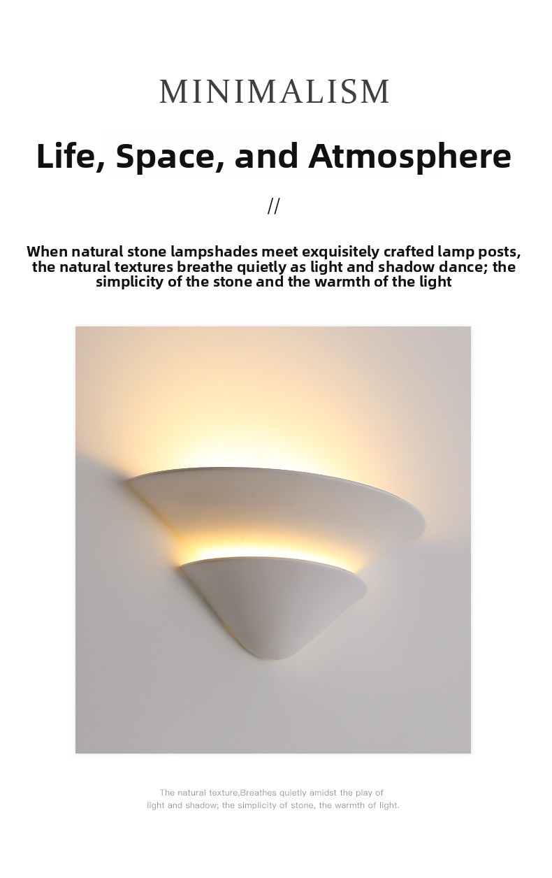 French-style plaster wall lamp