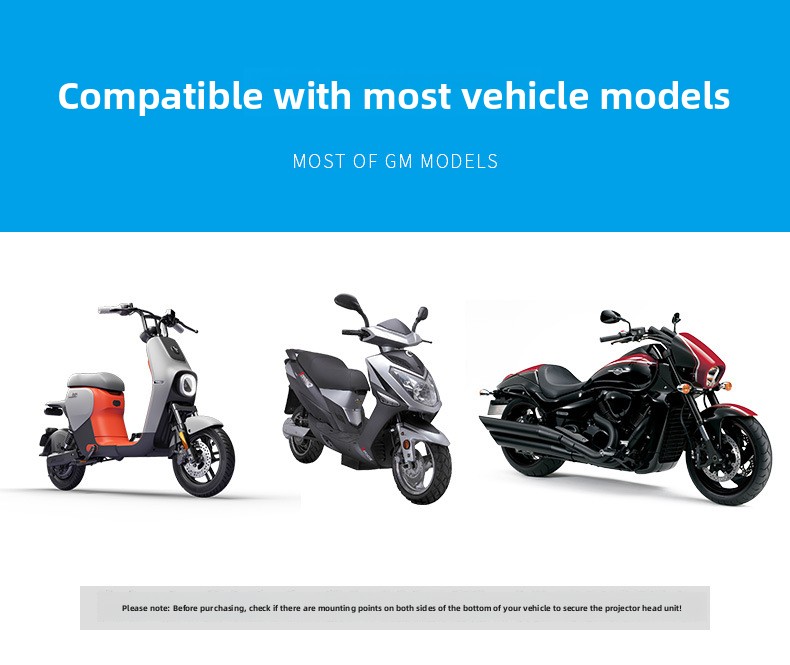 Motorcycle lamp refitting chassis lamp projection lamp decorative lights accessories