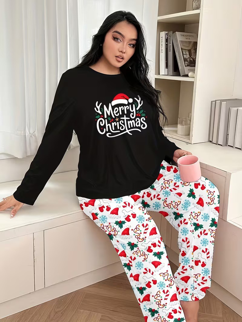 Lady's Flannel Christmas Pajama Set