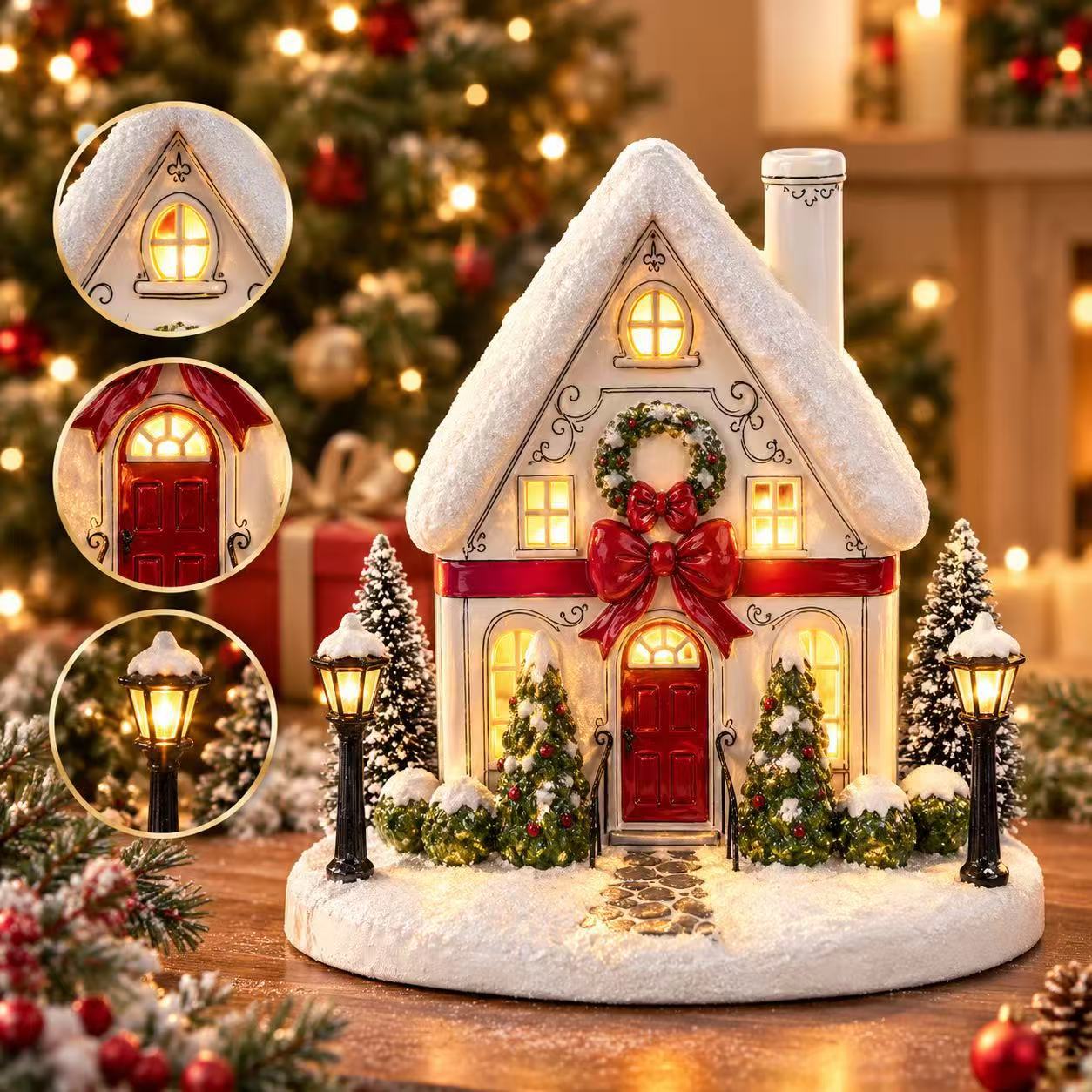 Aromatherapy machine Christmas resin ornaments
