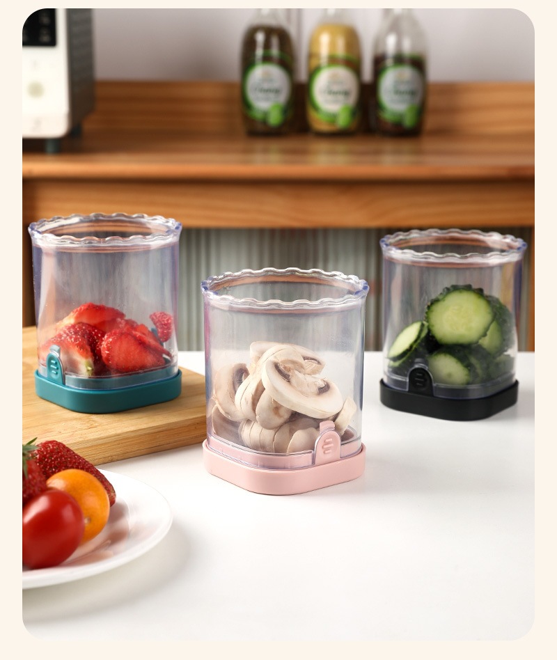 Stainless Steel Fruit and Vegetable Slicer Banana Strawberry Cutter Kitchen Gadget