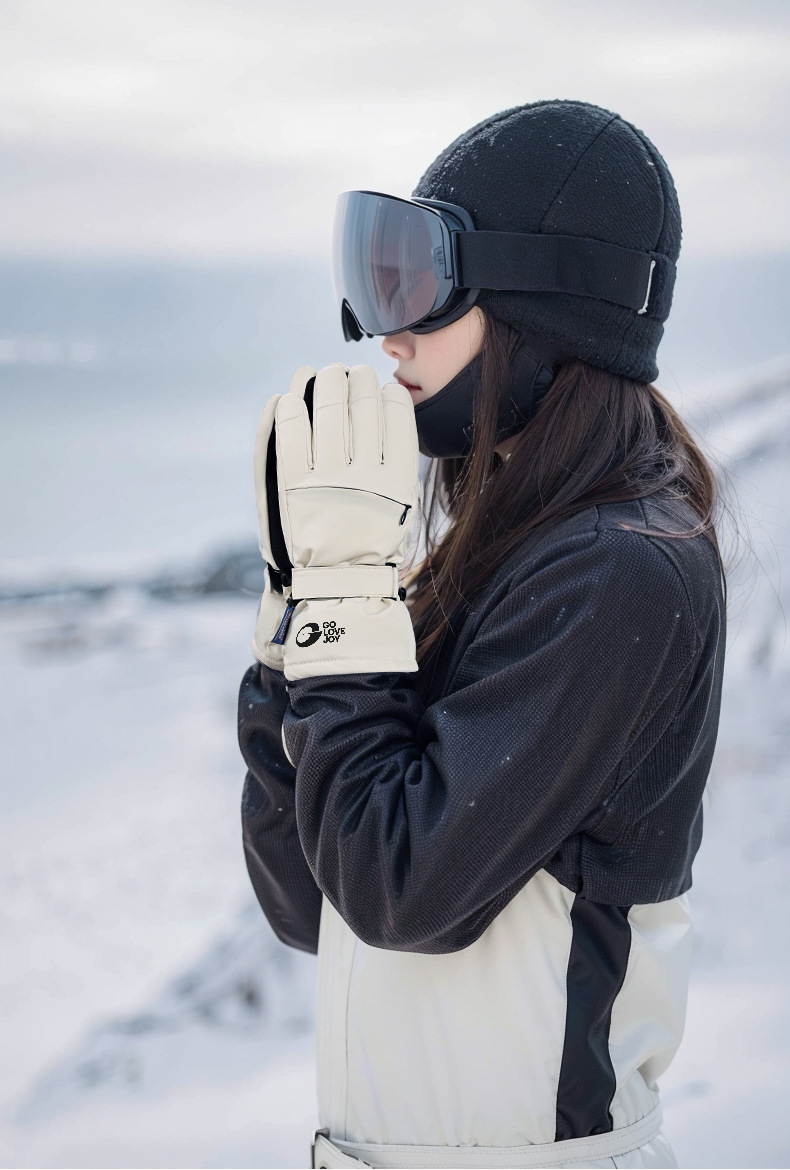 Winter 3M Thinsulate Ski Gloves Waterproof Windproof Fleece Lined Outdoor Cycling Gloves