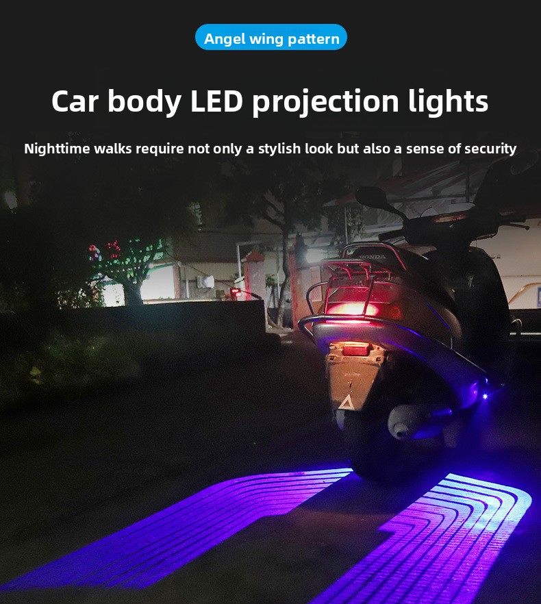 Motorcycle lamp refitting chassis lamp projection lamp decorative lights accessories