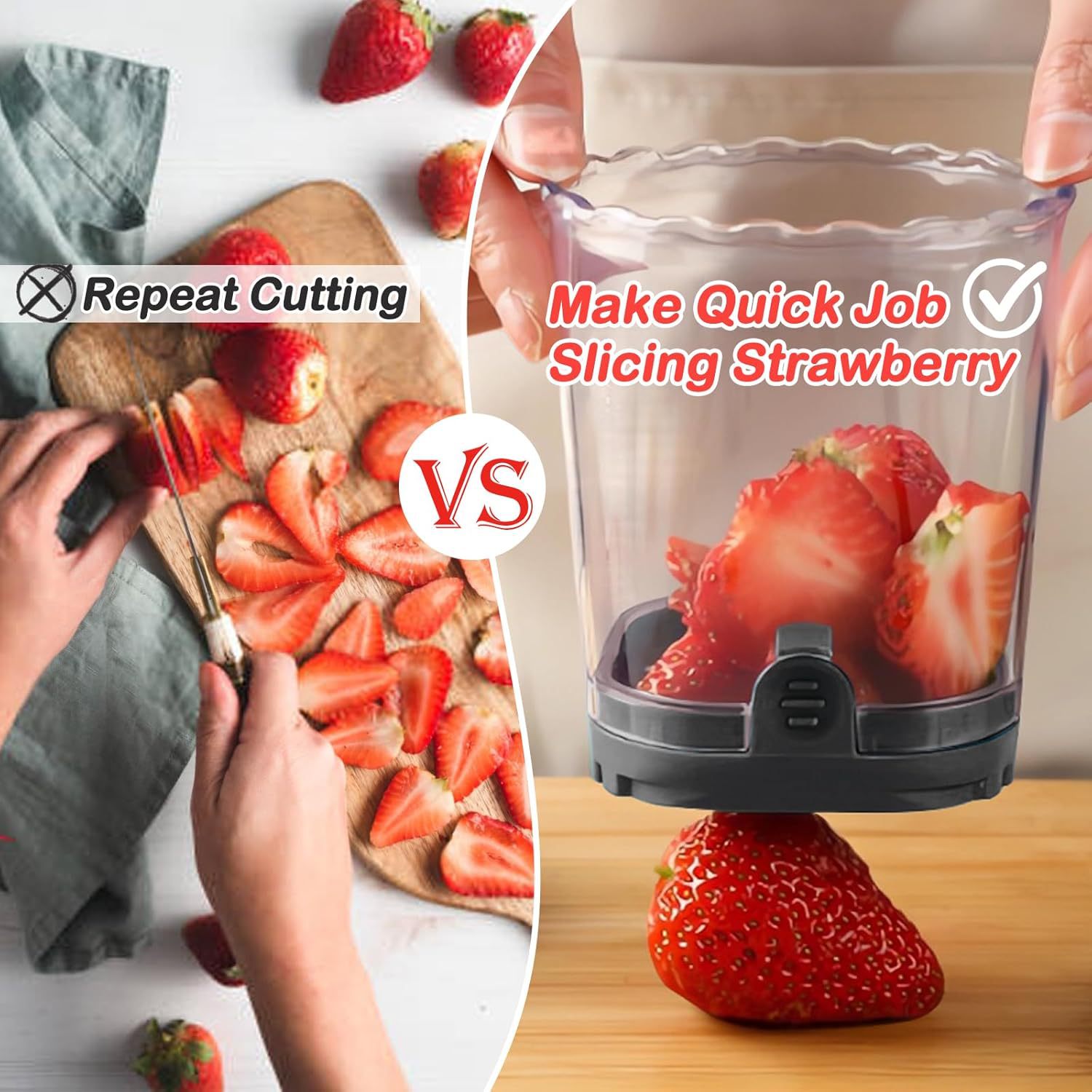 Stainless Steel Fruit and Vegetable Slicer Banana Strawberry Cutter Kitchen Gadget