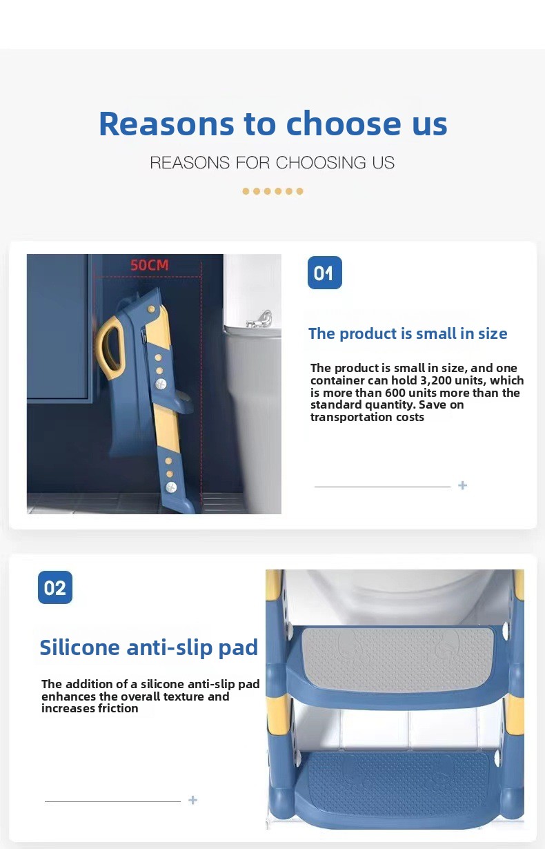 Foldable children's soft seat cushion toilet step