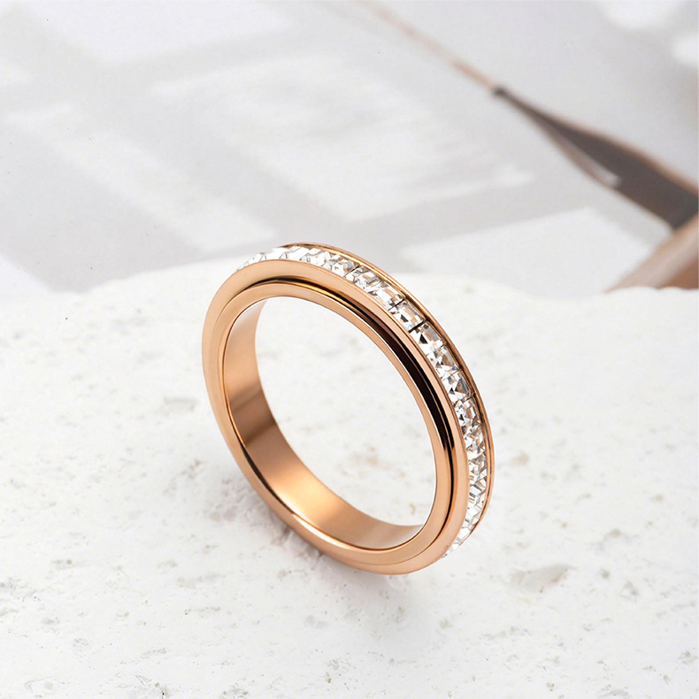 Rotatable Titanium Steel Ring