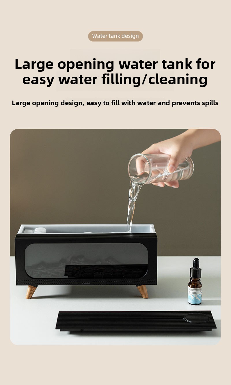 3D Simulated Fireplace Flame Ultrasonic Humidifier Aroma Diffuser
