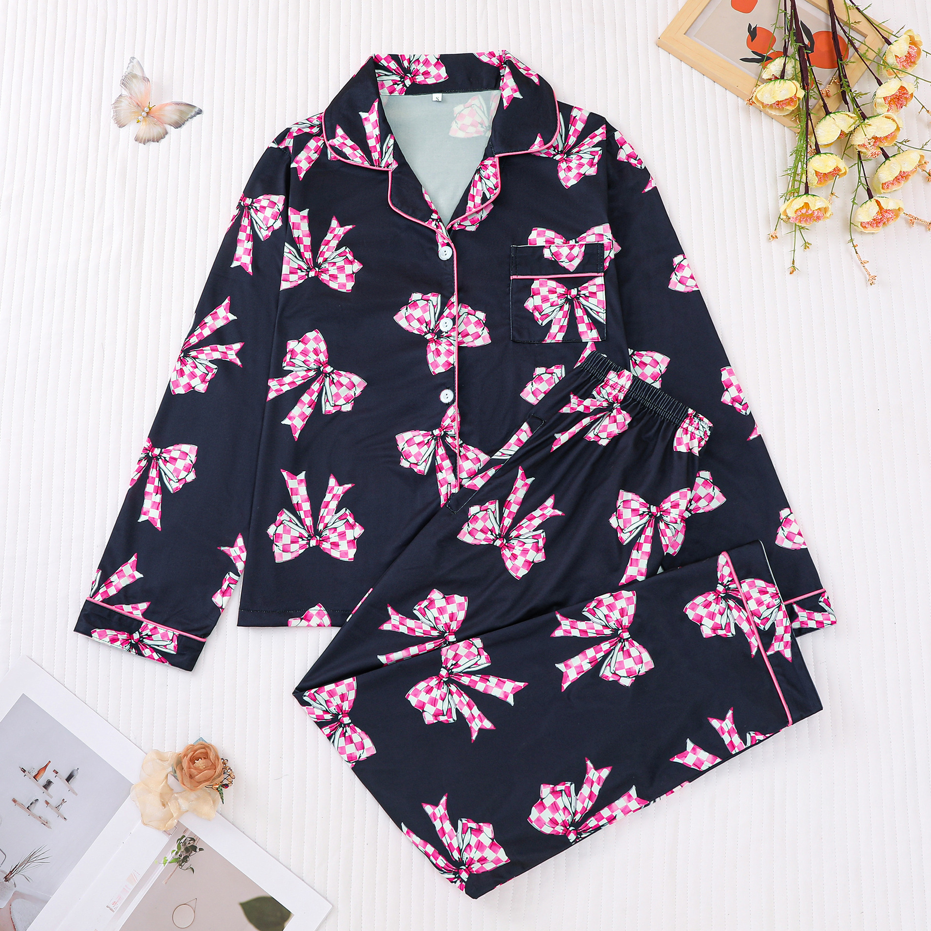 Women's Christmas Long Sleeve Pajama Set