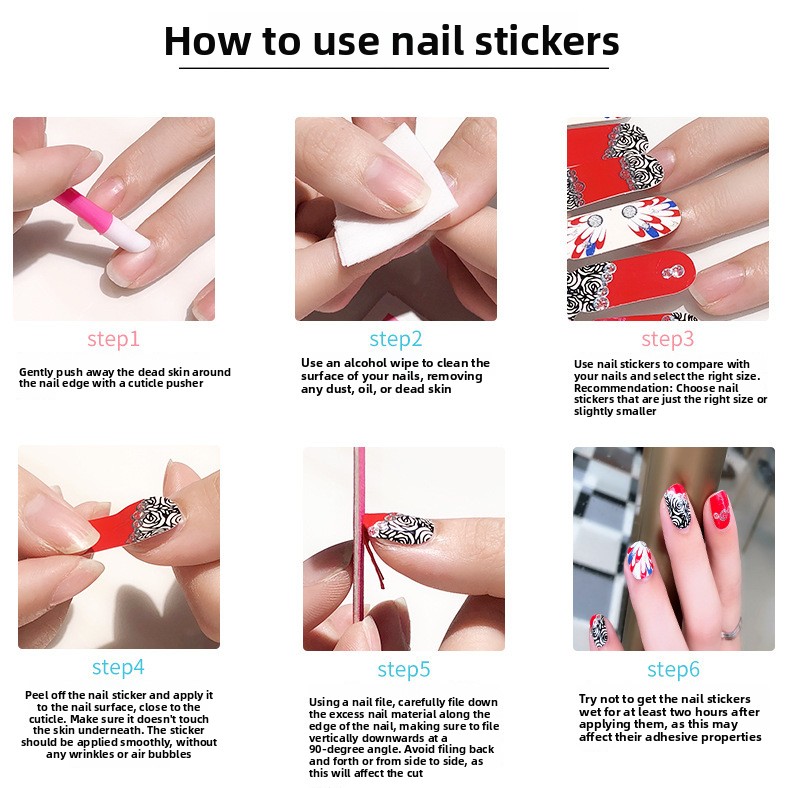 16 Pcs Cat Eye Glitter Nail Stickers