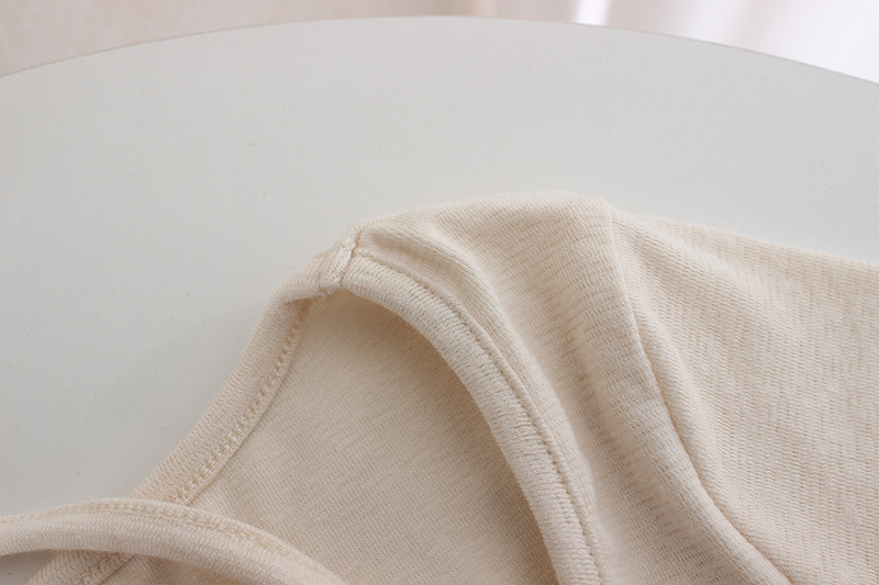 Hanging neck slim waist slimming long sleeve top