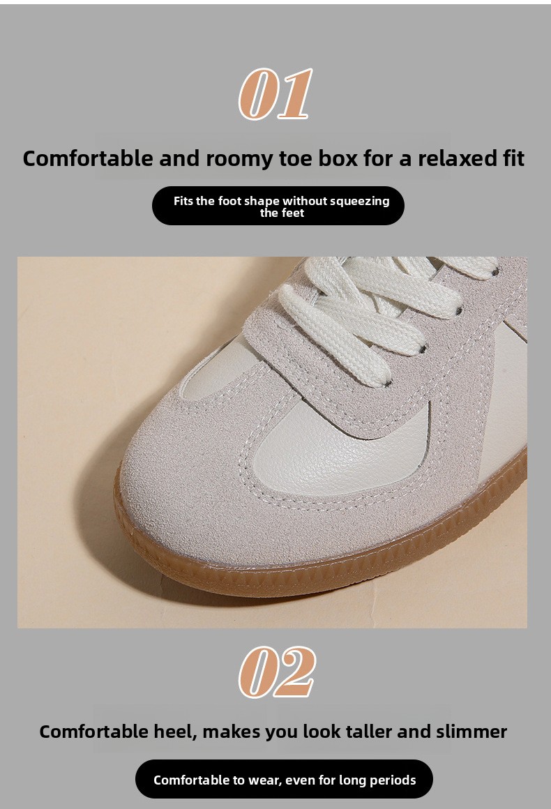 Low-top PU leather upper breathable rubber sole casual shoes