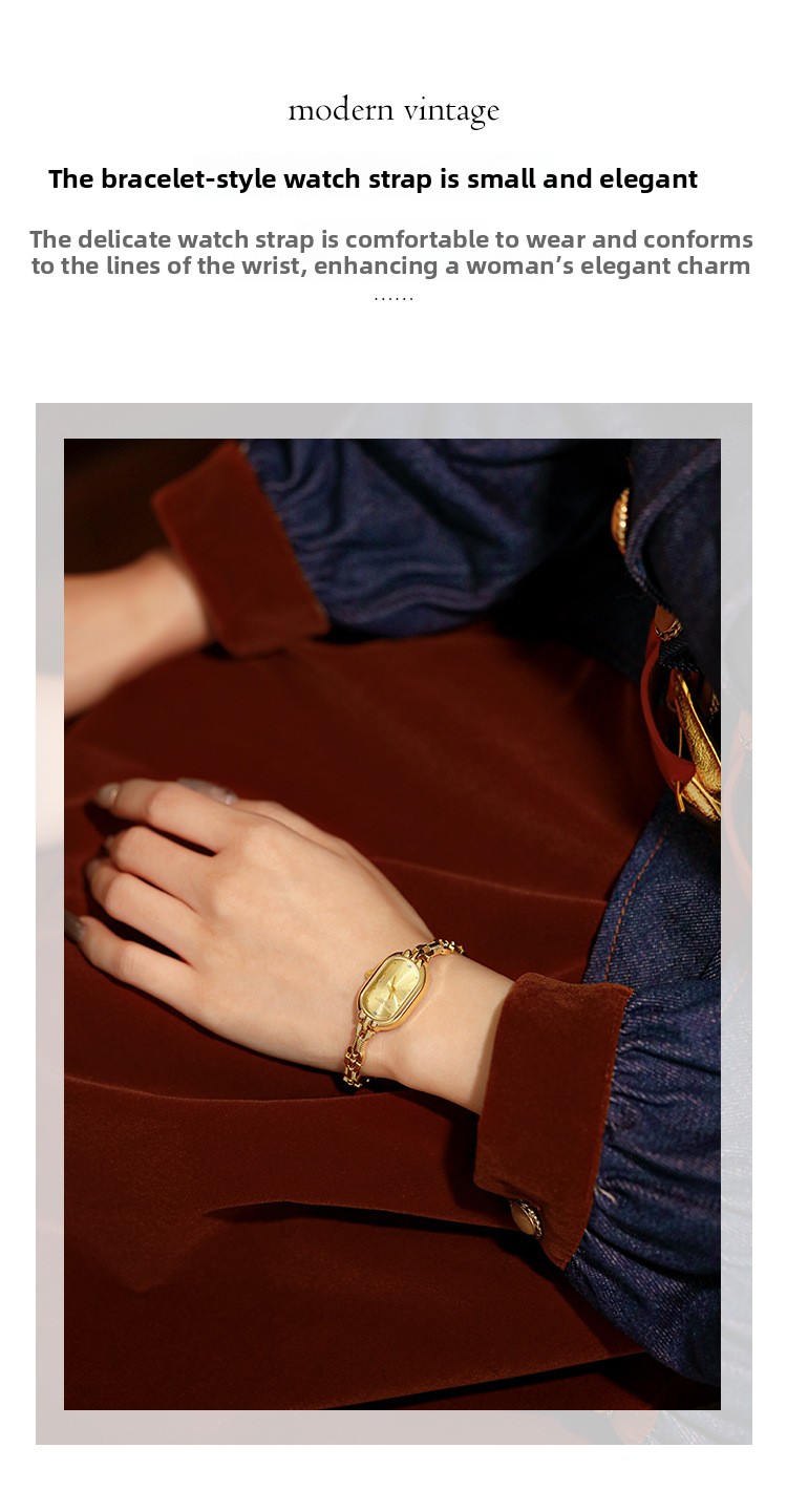 Lady Oval Dial Quartz Bracelet Watch