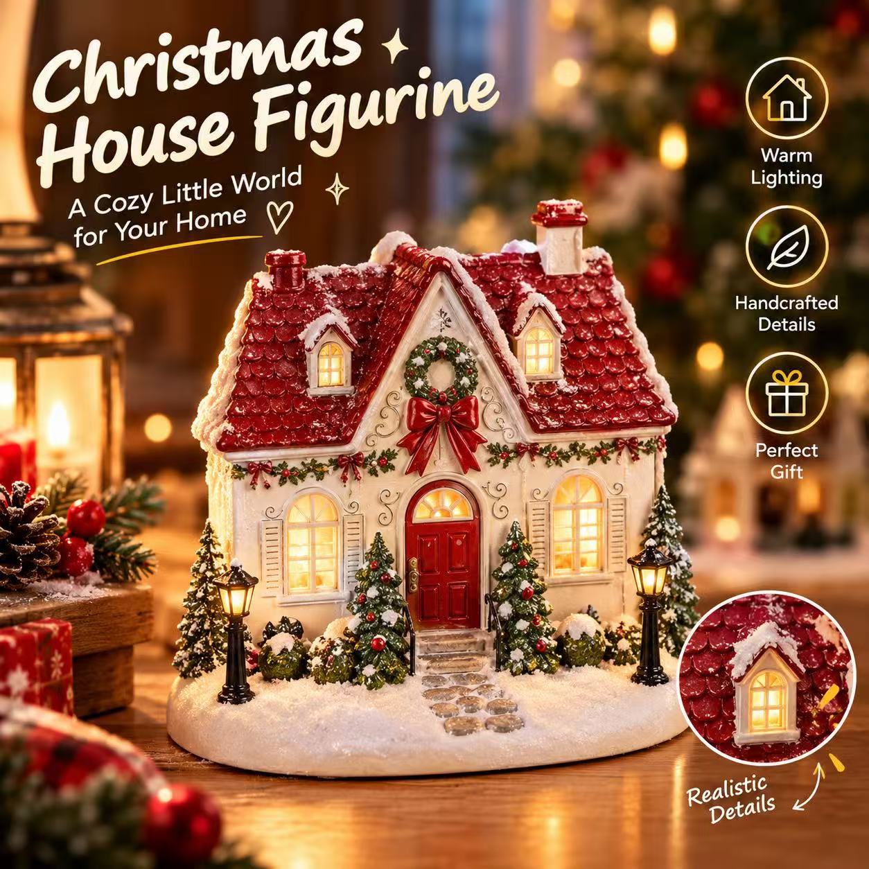 Aromatherapy machine Christmas resin ornaments