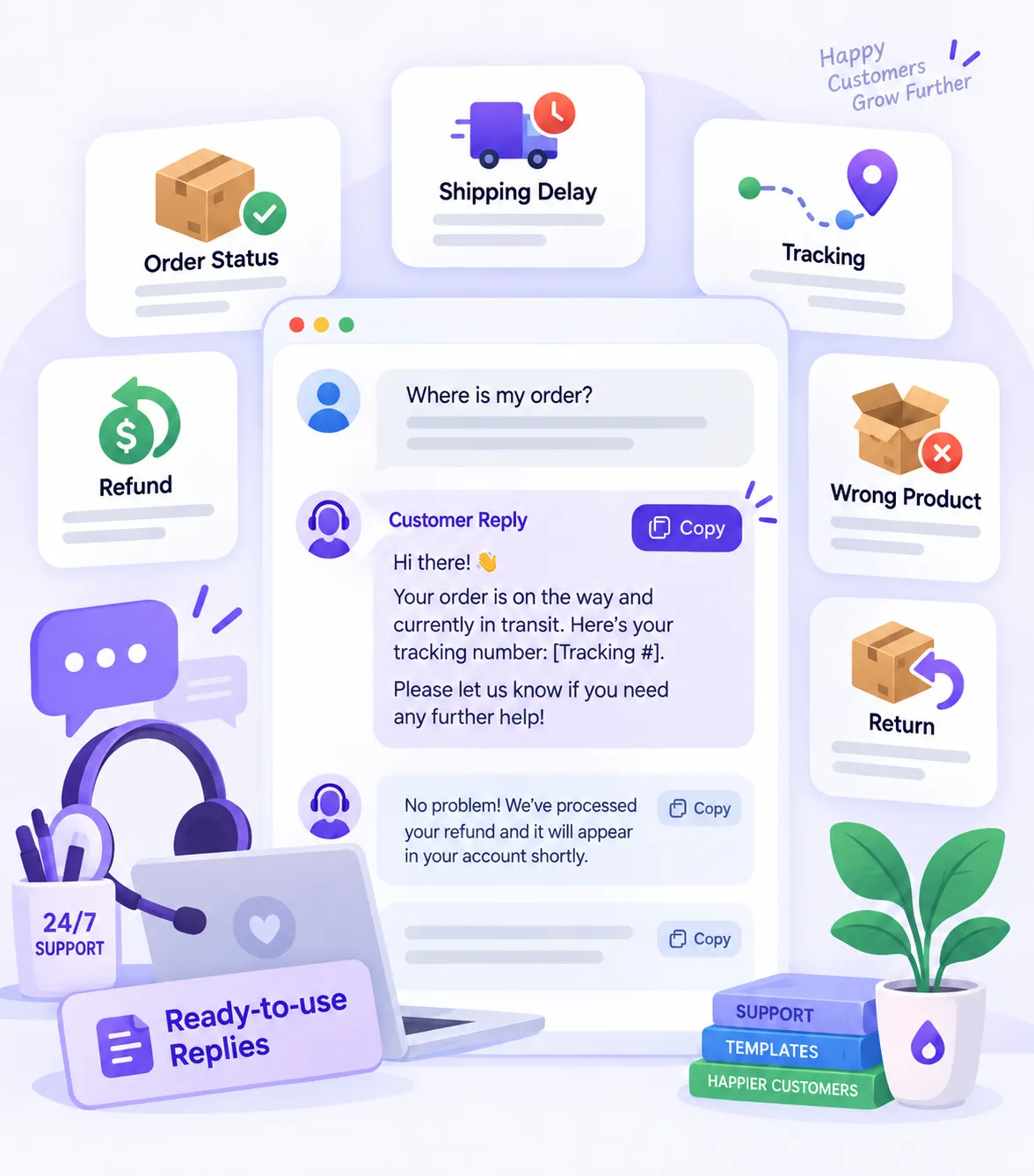 15 Dropshipping Customer Service Templates for Common Customer Issues
