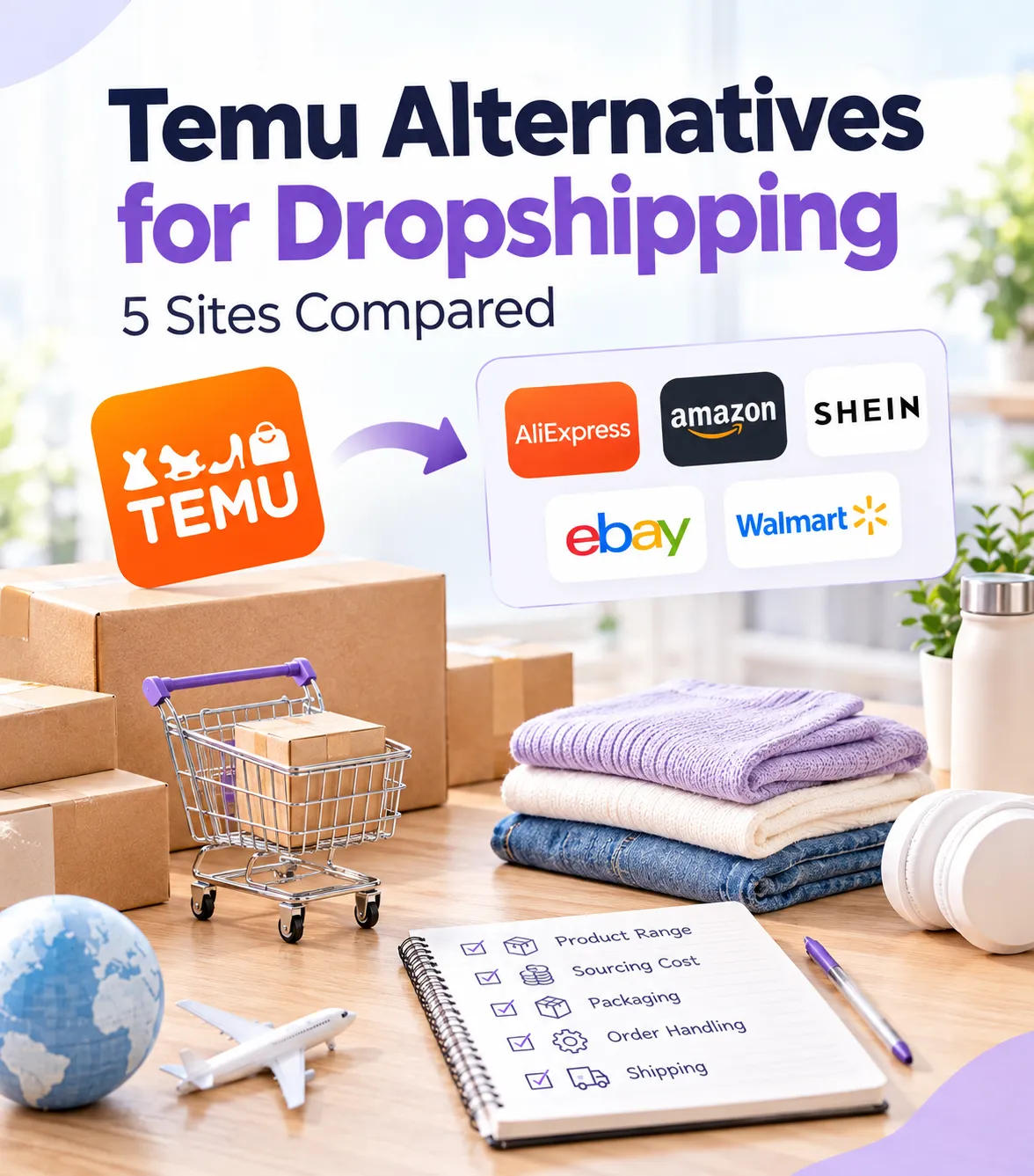5 Temu Alternatives for Dropshipping: Compare Products, Costs & Shipping