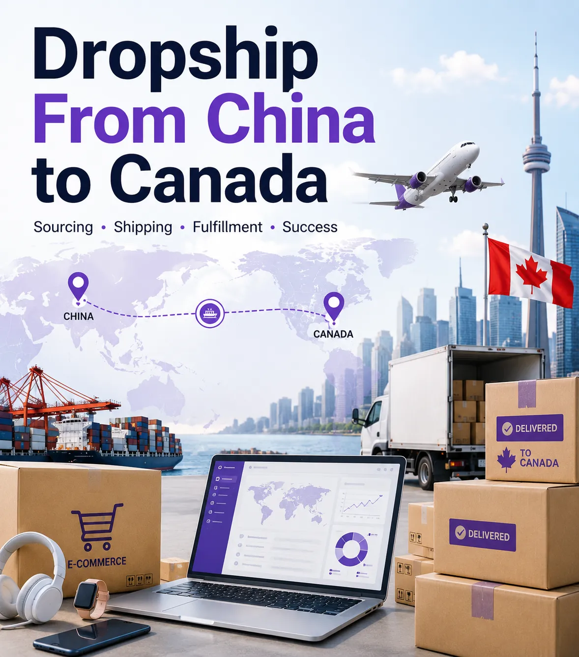 How to Dropship From China to Canada: A Step-by-Step Guide