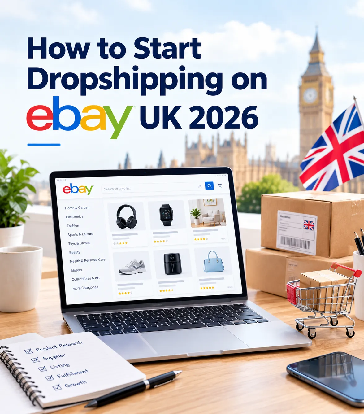 How to Start Dropshipping on eBay UK 2026