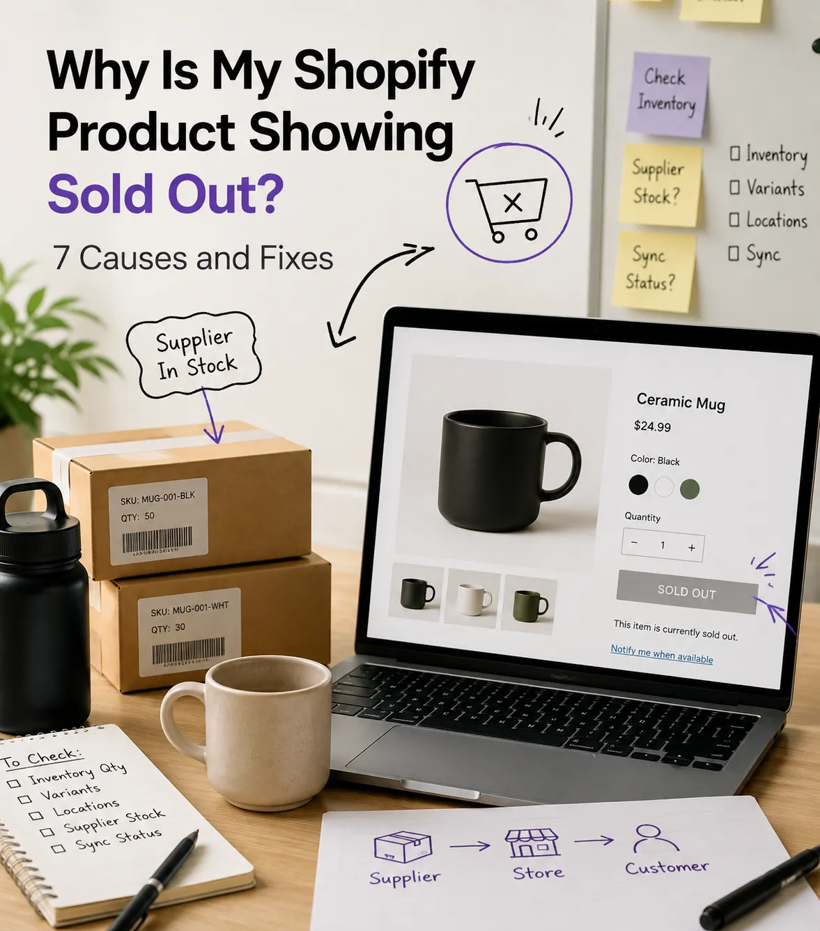 Why Does My Shopify Store Show Sold Out? 7 Common Causes