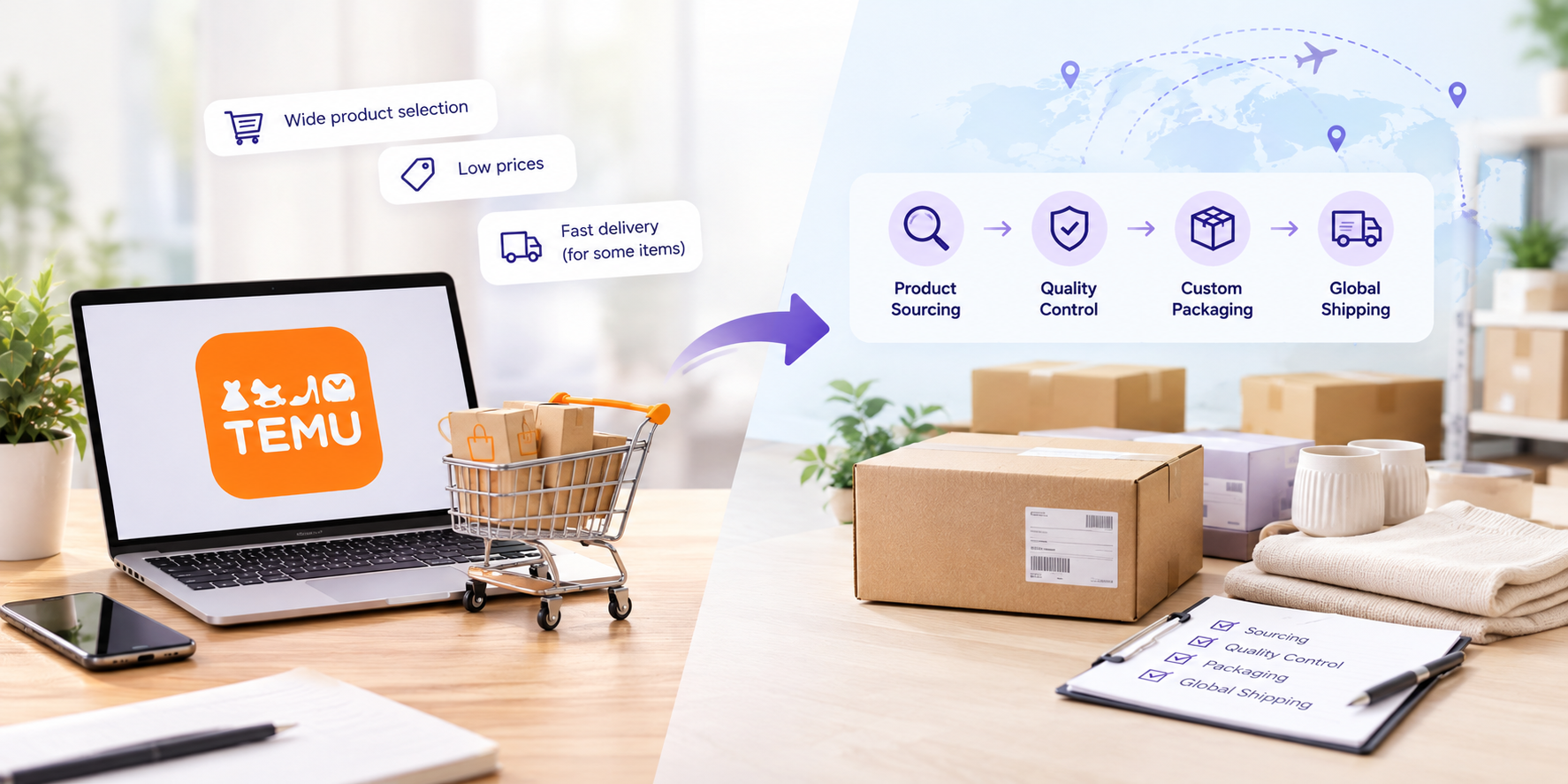 Difference between shopping marketplaces and dropshipping sourcing and fulfillment services