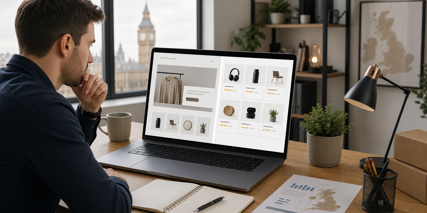 Choosing an ecommerce store or online marketplace for UK dropshipping