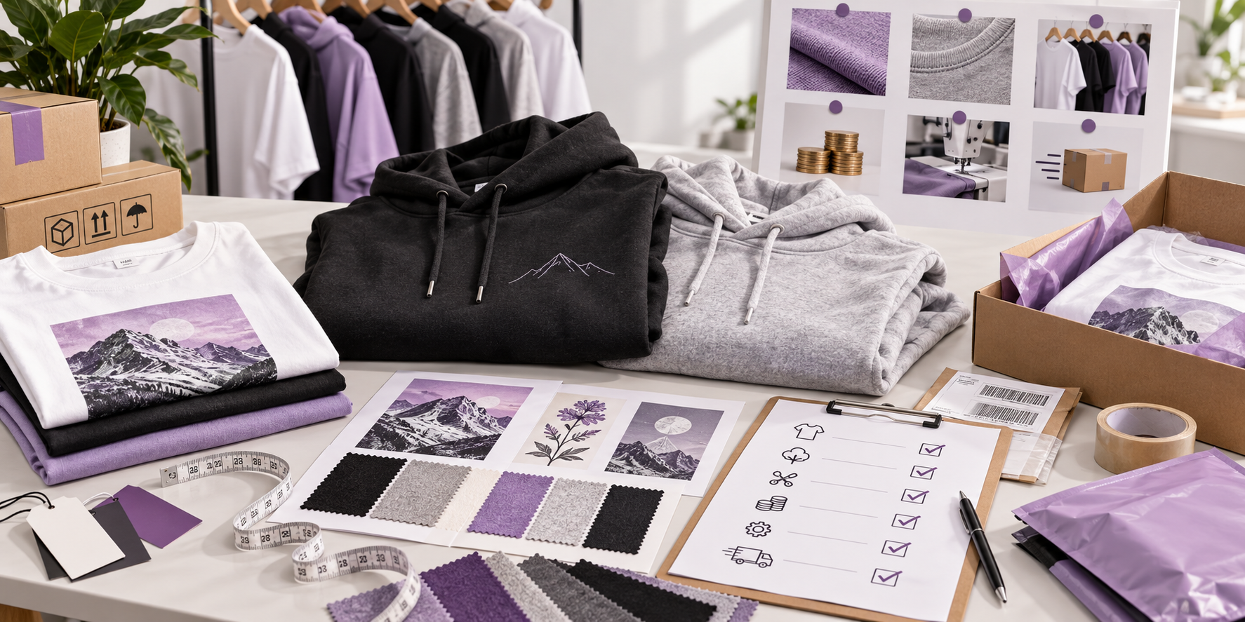 Custom clothing dropshipping process from apparel customization to order fulfillment