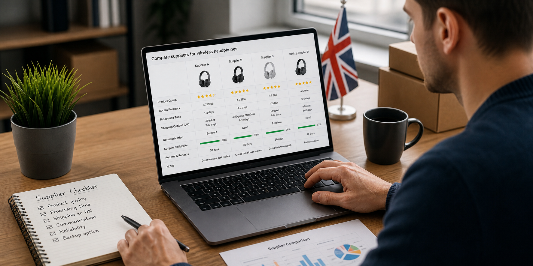 How to choose reliable AliExpress suppliers for UK dropshipping