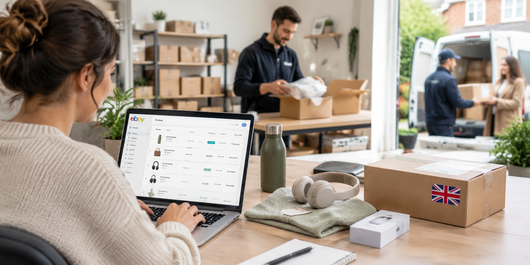 How eBay UK dropshipping works from supplier to customer