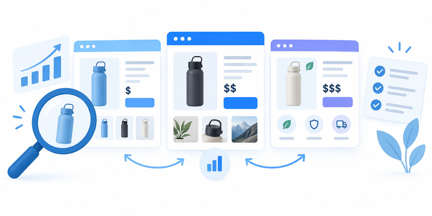Dropshipping competitor research and store comparison