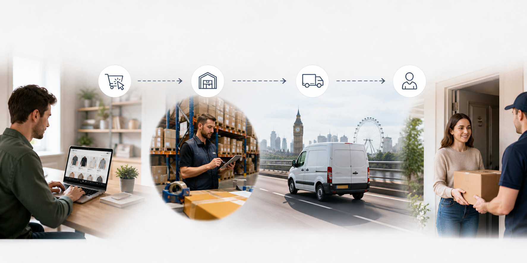 How dropshipping works in the UK from online store to customer delivery
