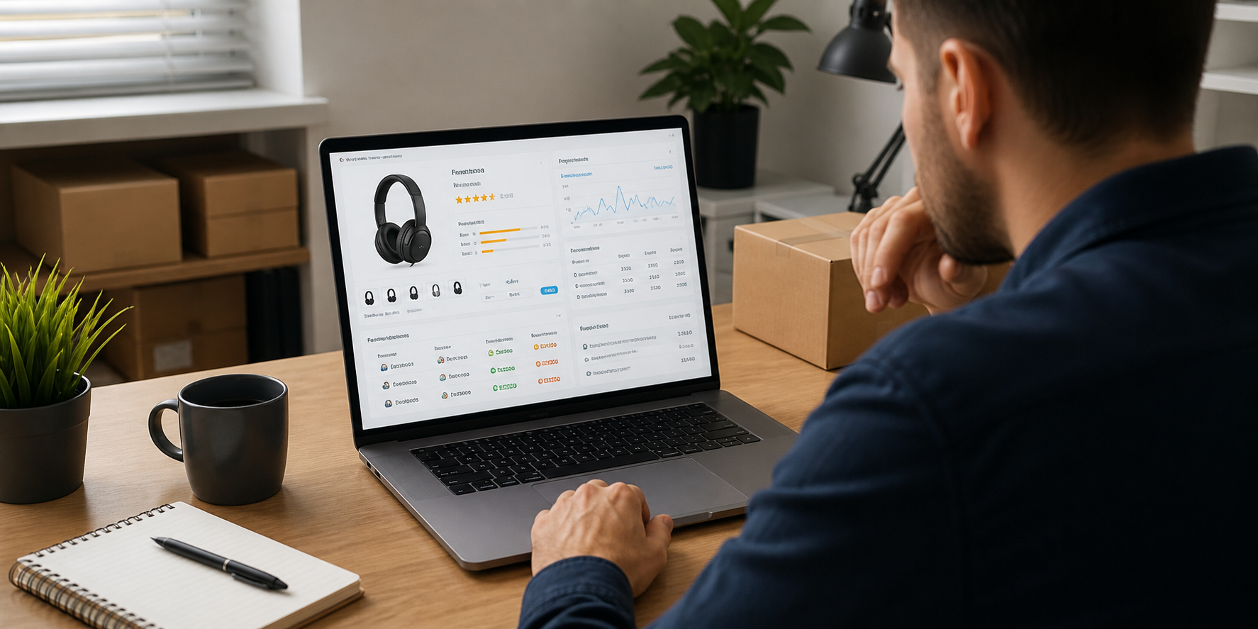 Checking product reviews prices and stock before AliExpress dropshipping in the UK