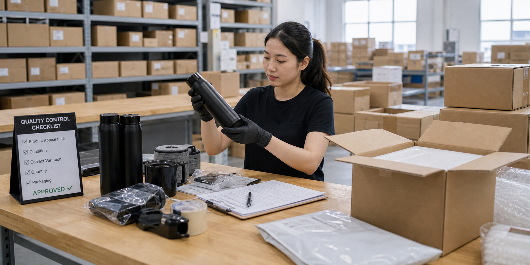 Product quality control before dropshipping orders are shipped to Canada