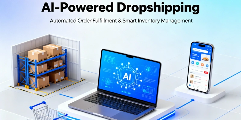 AI powered dropshipping automated fulfillment inventory management