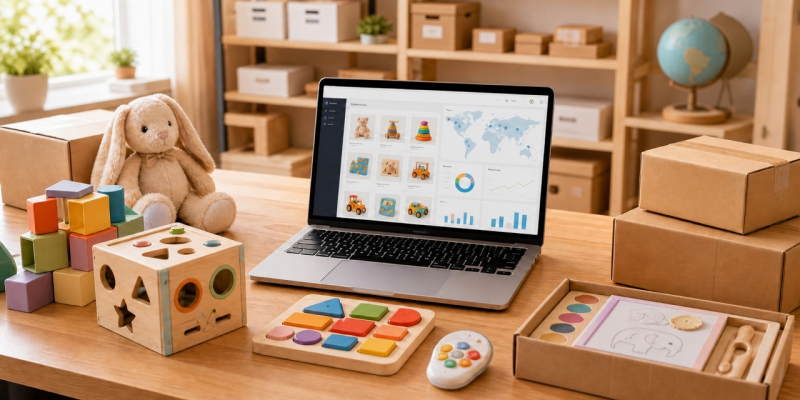 Step-by-step toys dropshipping workflow