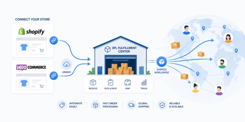 Global 3PL order fulfillment services
