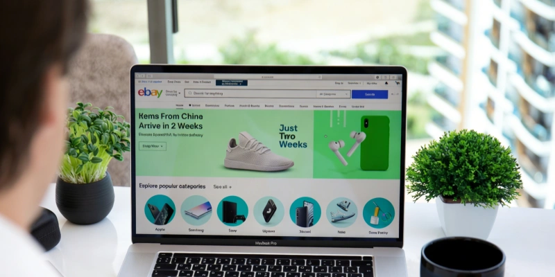 eBay dropshipping china fast shipping 2 weeks arrival laptop screen