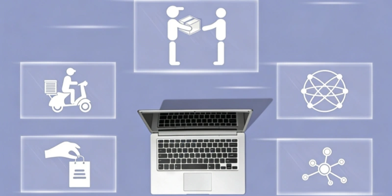 Dropshipping fulfillment icons