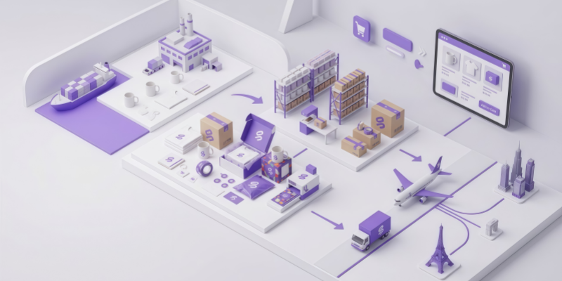 White labeling custom packaging global logistics fulfillment